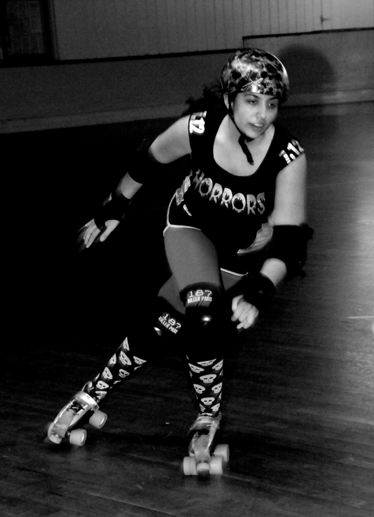 Tera Joules Roller Derby Skater Action Shot