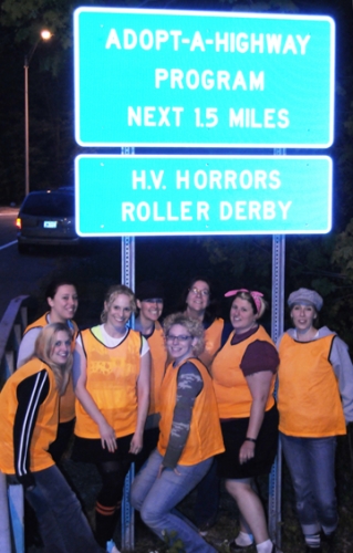 roller-derby-community-service-adopt-a-highway-2008