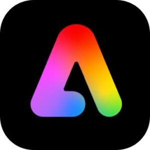 adobe logo in rainbow colors
