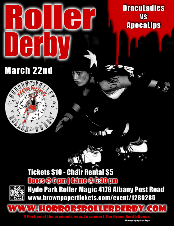 Roller Derby Bout Flyer 03-22-15